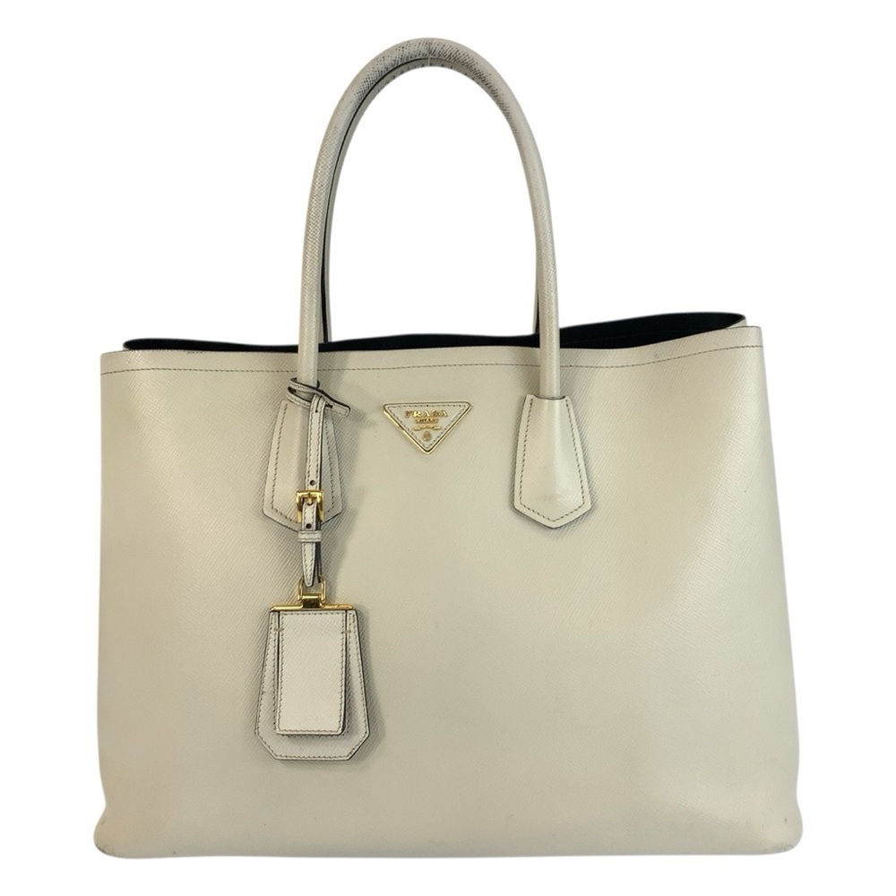 Prada Saffiano Triangle With Logo Shoulder Bag Comes With COA